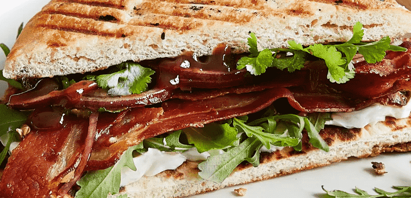 Naan Bacon Butty Image