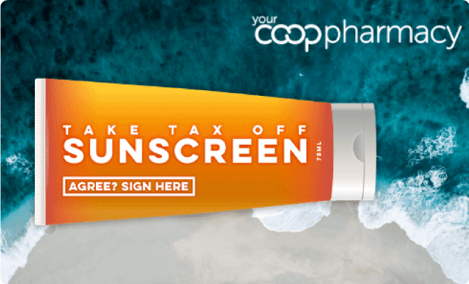 co op sun cream